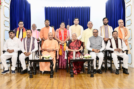 योगी सरकार के मंत्रिमंडल विस्तार पर एनडीए नेताओं ने कहा- '2027 में प्रचंड बहुमत की सरकार तय'