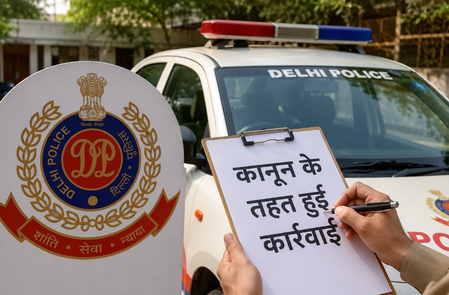 सोशल मीडिया पर लगाए गए आरोपों पर दिल्ली पुलिस की सफाई, कहा- कानून के तहत हुई कार्रवाई
