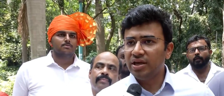 राहुल गांधी देश में अराजकता फैलाने की पुरजोर कोशिश कर रहे हैं: तेजस्वी सूर्या