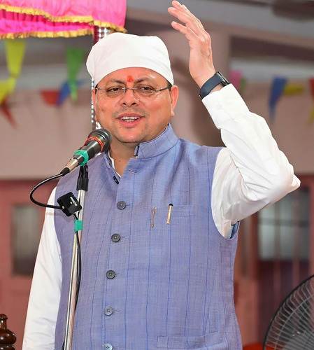 मुस्लिम धर्मगुरुओं की विवादित टिप्पणी पर राहुल गांधी की चुप्पी पर सीएम धामी का हमला