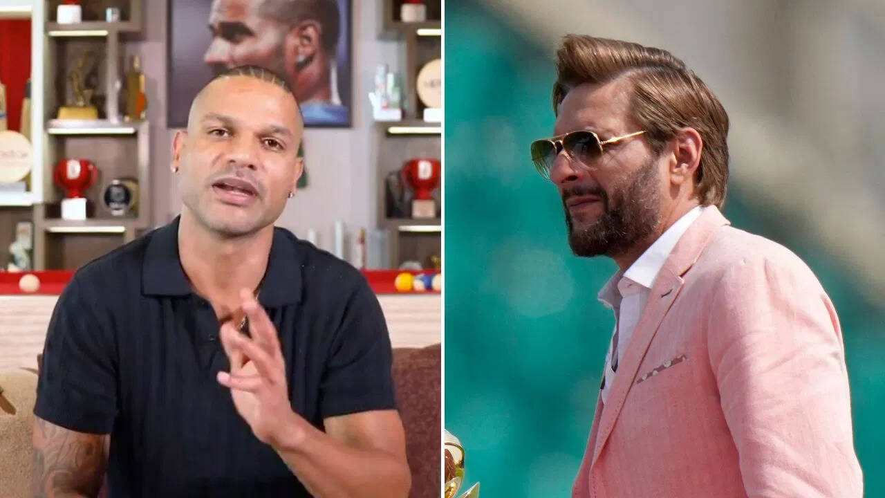 शिखर धवन से अब शाहिद अफरीदी करने लगे बदतमीजी, पहलगाम हमले के बाद दोनों क्रिकेटर में छिडी जुबानी जंग