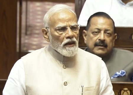 चंद्रशेखर जयंती पर हरिवंश नारायण सिंह का तीसरी बार जिम्मेदारी संभालना 'विशेष संयोग': पीएम मोदी