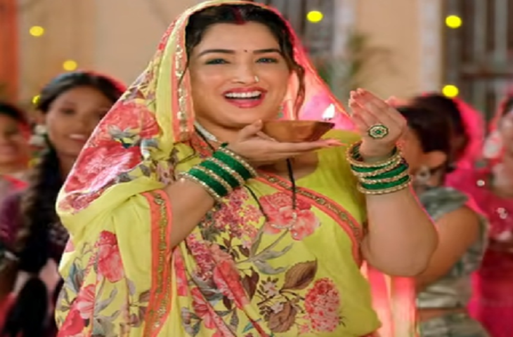 आम्रपाली दुबे ने रिलीज किया दीपावली फेस्टिवल सॉन्ग, झूम उठे फैंस