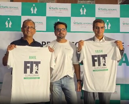 फोर्टिस ने की 'फिट गुरुग्राम' पहल की शुरुआत, 4 अक्टूबर को होगा मैराथन का आयोजन