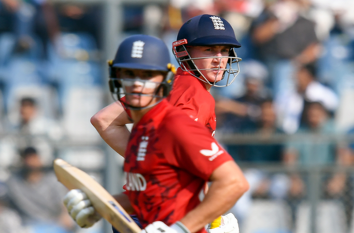 टी20 विश्व कप: जैकब बेथेल और हैरी ब्रूक का अर्धशतक, इंग्लैंड ने नेपाल को दिया 185 का लक्ष्य