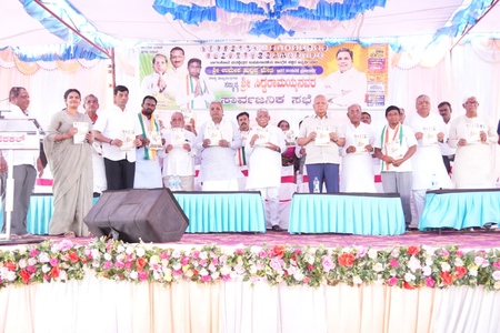 बागलकोट उपचुनाव: कर्नाटक के सीएम ने कांग्रेस उम्मीदवार उमेश मेती के लिए मांगे वोट