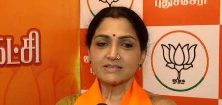 पुडुचेरी के लोग एनडीए के शासन से खुश, चाहते हैं दोबारा बने सरकार : खुशबू सुंदर