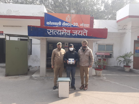 नोएडा: पुलिस ने चोरी की बड़ी वारदात का किया खुलासा, शातिर अभियुक्त गिरफ्तार