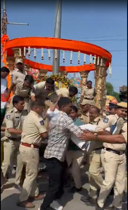 तेलंगाना मुक्ति दिवस रैली पर रोक, भाजपा नेताओं को हिरासत में लिया गया