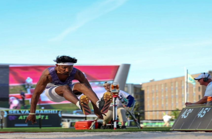 सेल्वा प्रभु ने ओरेगन टीम इनविटेशनल में ट्रिपल जंप का खिताब जीता