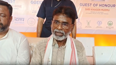 स्वतंत्र भारद्वाज केस पर भाजपा सांसद खगेन मुर्मु बोले- कानून अपना काम करेगा, जैसी करनी वैसी भरनी