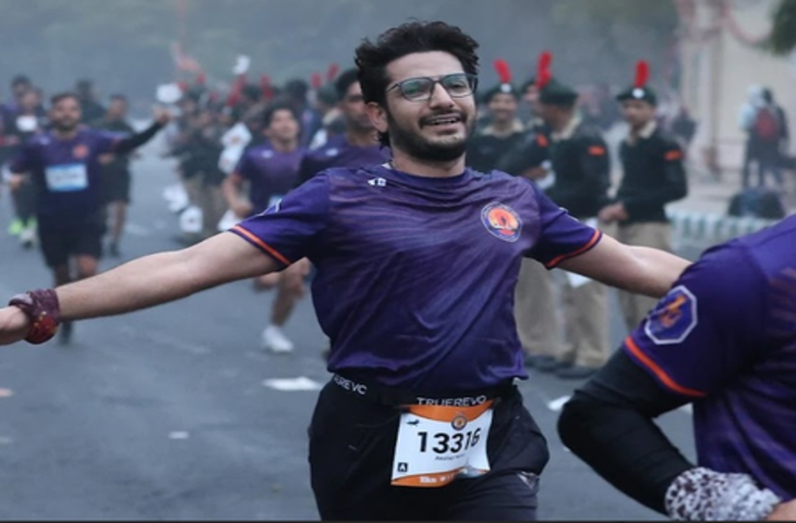 रन विद द नेवी: नई दिल्ली में रविवार को इंडियन नेवी हाफ मैराथन का दूसरा एडिशन