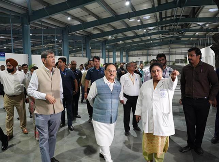 केंद्रीय स्वास्थ्य मंत्री जेपी नड्डा ने एम्स दिल्ली में स्वच्छता एवं अपशिष्ट प्रबंधन कार्यों की समीक्षा की