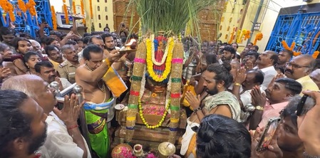 तमिलनाडु के कुलसेकरपट्टिनम मंदिर में कड़ी सुरक्षा के बीच दशहरा उत्सव शुरू