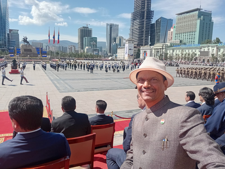 मंगोलिया के राष्ट्रीय पर्व 'नादम 2026' में भारत की भागीदारी, राजदूत अतुल मल्हारी ने दी शुभकामनाएं