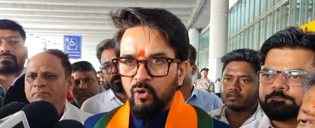 4 मई को बंगाल से ममता बनर्जी की विदाई तय : अनुराग ठाकुर