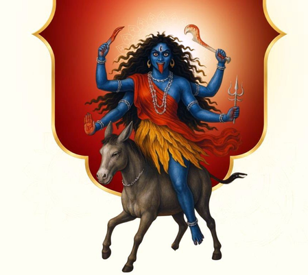 नवरात्र का सातवां दिन आज, मां कालरात्रि की पूजा-अर्चना से दूर होते हैं भय और बाधाएं
