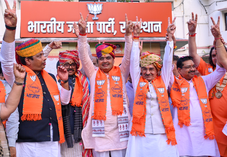राजस्थान निकाय चुनाव में भाजपा का दबदबा, 9,900 में से 4,026 वार्डों में जीत, कांग्रेस 3,438 पर सिमटी