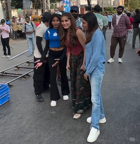 राशा थडानी ने 'श्रीनिवास मंगापुरम' के अपने 'पसंदीदा गाने' 'मंगा मंगा' की मेकिंग को किया याद