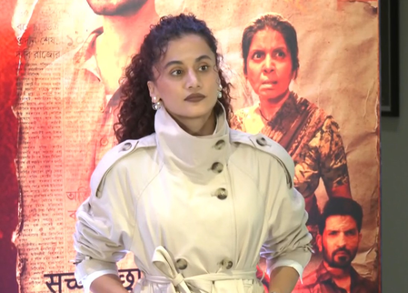 कंगना रनौत से जुड़े सवाल पर तापसी पन्नू ने जताई नाराजगी, 'गांधारी' के किरदार पर कहा- 'रास्ते में कोई आएगा तो नहीं छोड़ूंगी'