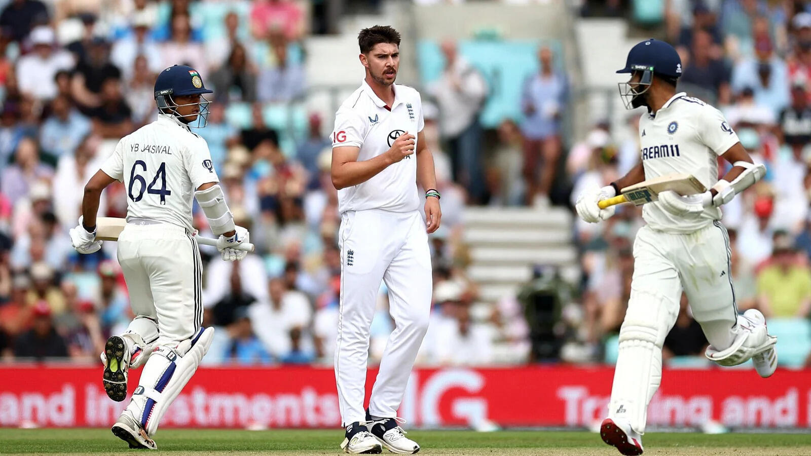 Ind vs Eng Live Score: जेमी ओवर्टन ने तोड़ी आकाशदीप-यशस्वी की साझेदारी, 66 रन बनाकर लौटे पवेलियन