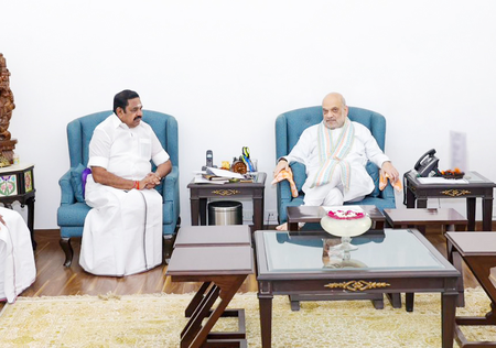 दिल्ली में अमित शाह से मिलेंगे पलानीस्वामी, एआईएडीएमके-भाजपा में सीट बंटवारे पर अहम चर्चा