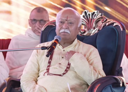 राष्ट्र और धर्म अलग नहीं, जब राष्ट्र कमजोर होता है तो धर्म पर खतरा आता है : मोहन भागवत