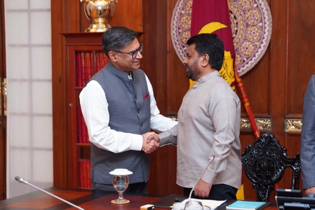 विदेश सचिव विक्रम मिस्री की श्रीलंका यात्रा, 350 मिलियन डॉलर की ऋण सुव‍िधा पर हुआ समझौता