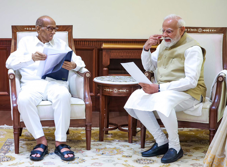 नई दिल्ली में पीएम मोदी से 10 अगस्त को मिलेंगे शरद पवार गुट के सभी 8 सांसद