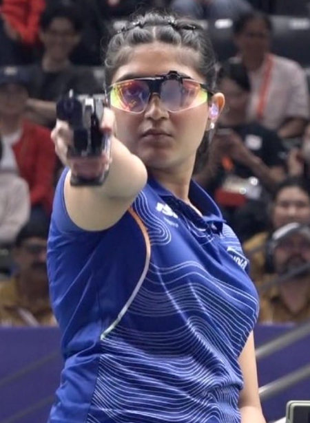 एशियन गेम्स 2026: शूटिंग से भारत की झोली में आया एक और मेडल, ईशा ने 25 मीटर पिस्टल स्पर्धा में जीता सिल्वर