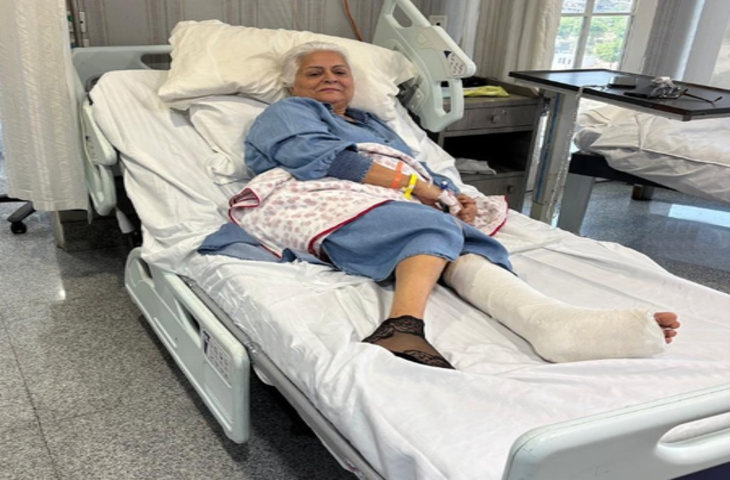 टांग में फ्रैक्चर के चलते जयपुर में बीना काक की हुई सर्जरी, एक्ट्रेस ने शेयर की तस्वीरें