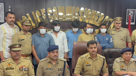 नोएडा में डेढ़ करोड़ की चोरी का खुलासा; छह आरोपी गिरफ्तार, 1.48 करोड़ कैश बरामद