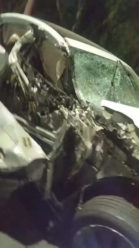 नोएडा में जैगुआर कार का भीषण सड़क हादसा, 19 वर्षीय युवती की मौत, तीन घायल (लीड-1)