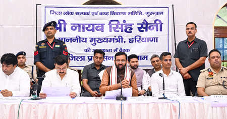 'सीएम विंडो की शिकायतों में लापरवाही पर होगी कार्रवाई', गुरुग्राम में बोले नायब सिंह सैनी