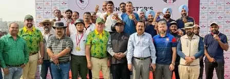 पंजाब पुलिस की शानदार उपलब्धि: मास्टर्स इंटरनेशनल टेंट पेगिंग चैंपियनशिप में डीआईजी ने जीता सिल्वर मेडल