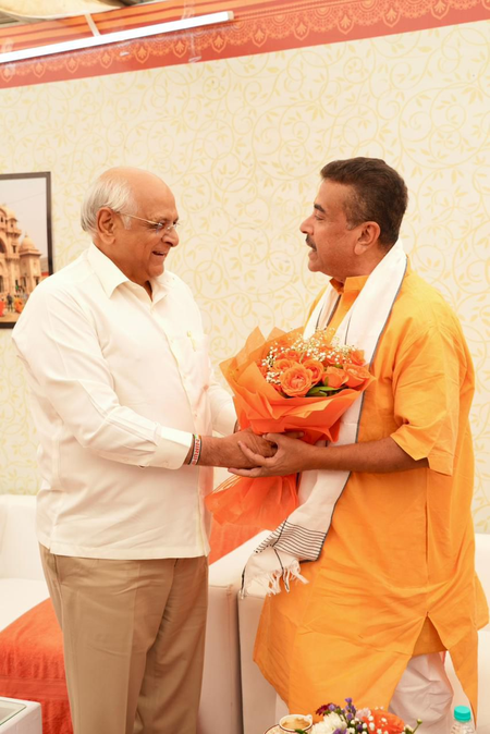 गुजरात के सीएम भूपेंद्र पटेल ने पश्चिम बंगाल के मुख्यमंत्री सुवेंदु अधिकारी को दी बधाई