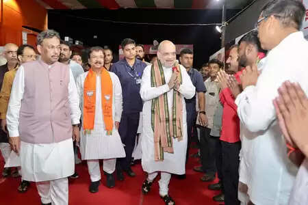 ગૃહ પ્રધાન અમિત શાહ પેટનામાં ભાજપના નેતાઓ સાથે બેઠક, ચૂંટણી વ્યૂહરચના અંગેની ચર્ચા