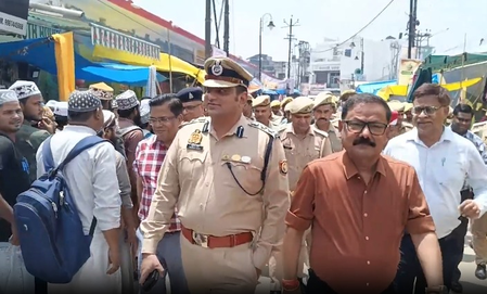 बरेली में उर्स-ए-आला हजरत के दूसरे दिन सुरक्षा के कड़े इंतजाम, ड्रोन और सीसीटीवी से निगरानी