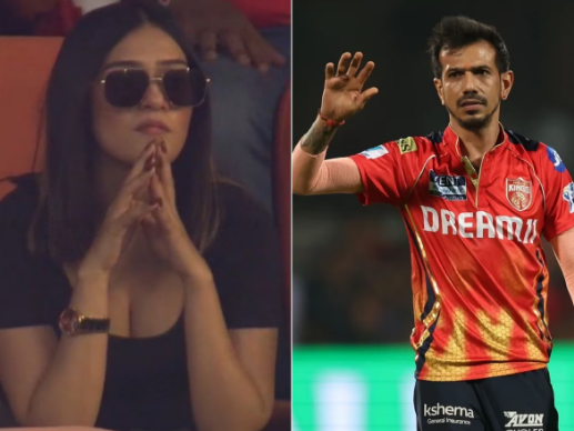 युजवेंद्र चहल की गेंद पर कोहली ने जडा सिक्स तो उतर गया आरजे महवश का चेहरा, रिएक्शन से सोशल मीडिया पर मचा बवाल