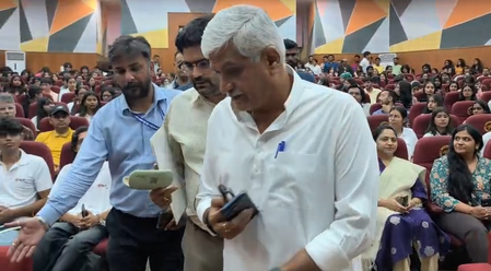 जोधपुर : 'खेलो इंडिया डायलॉग कार्यक्रम' में पहुंचे केंद्रीय मंत्री गजेंद्र शेखावत, युवाओं को प्रेरित किया