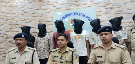 जमशेदपुर में रंगदारी वसूली के लिए कारोबारी पर फायरिंग के मामले में छह अपराधी गिरफ्तार