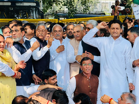 कांग्रेस सांसद दीपेंद्र सिंह हुड्डा का भाजपा सरकार पर हमला, विरोध प्रदर्शन रोकने पर उठाए सवाल