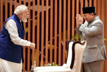 प्रधानमंत्री मोदी से मिले इंडोनेशिया के राष्ट्रपति सुबियांतो, पीएम उनके 'दिल जीतने वाले' अंदाज के कायल