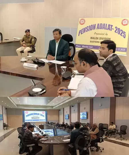 मालदा में रेलकर्मियों और पेंशनभोगियों की शिकायतों के निपटारे के लिए लगी अदालत