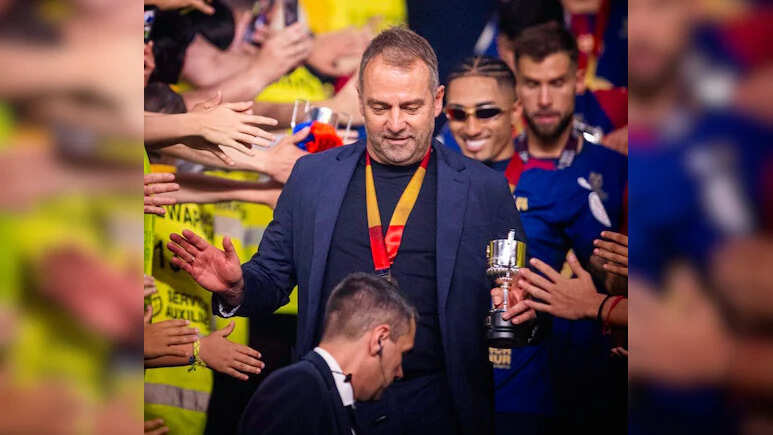 'कभी हार नहीं', बार्सिलोना बनी चैंपियन तो झूम उठे हेड कोच हंसी फ्लिक, जीत के बाद दिया झकझोर देने वाला बयान