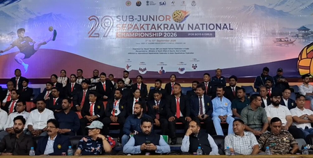 जम्मू-कश्मीर में हुआ 29वीं सब-जूनियर नेशनल सेपक टाकरा चैंपियनशिप का आगाज
