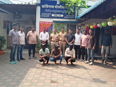 नवी मुंबई में युवक पर फायरिंग कर हत्या की कोशिश, पुणे से 3 आरोपी गिरफ्तार