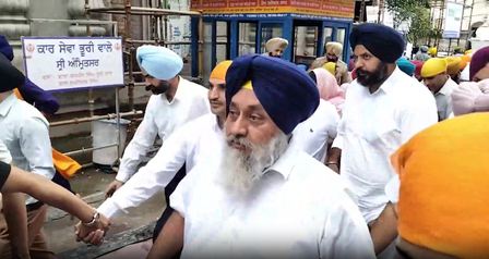 श्री अकाल तख्त साहिब से शुरू हुआ 'मीरी-पीरी खालसा मार्च', सुखबीर सिंह बादल ने संगत से की खास अपील