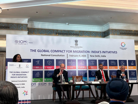 विदेश मंत्रालय ने वैश्विक समझौते के तहत सुरक्षित, व्यवस्थित और नियमित प्रवासन पर राष्ट्रीय परामर्श बैठक आयोजित की