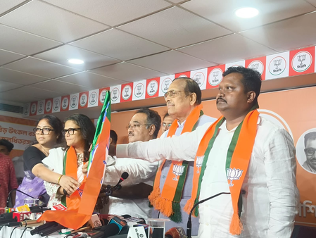 पश्चिम बंगाल: तृणमूल के तीन पूर्व राज्यसभा सदस्य भाजपा में शामिल हुए